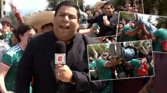 Malo se tuku, pa se malo vole: Meksikanci su hit Mundijala, reporter nije znao gde se nalazi (VIDEO)