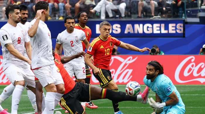 Belgija od starta opseda gol Irana! Lukaku požuteo, moraće da bude jako oprezan
