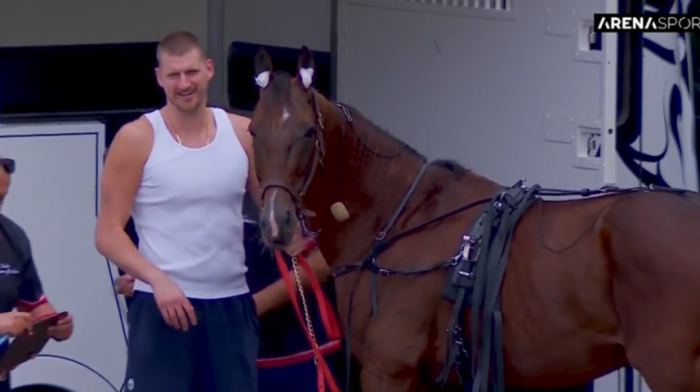 Kakav kralj! Jokić jutros trenirao sa "orlovima", pa pojurio na konjičke trke