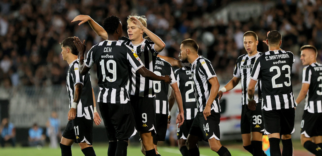 PARTIZAN – UNA ŠTRASEN (2:0): Poluvreme! Zubairu bacio na kolena odbranu gostiju, crno-beli dominiraju