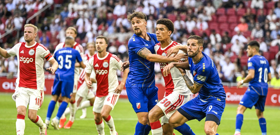 Vojvodina razbijena u Amsterdamu: Ajaks ugasio snove Novosađana o evropskoj jeseni