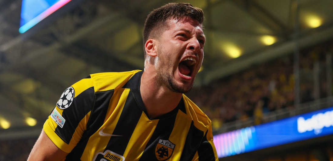 "Protiv svakoga u LŠ ćemo ići na pobedu"! Luka Jović dao obećanje navijačima AEK posle spektakla u Atini