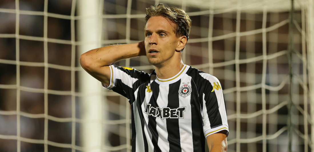 Žestok udarac za Partizan pred večiti derbi: Virus "pokosio" krilnog napadača