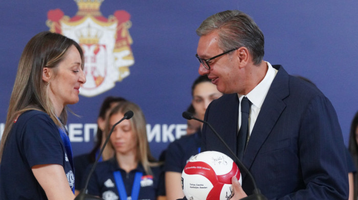 Predsednik Vučić primio odbojkašice: Vi ste ponos Srbije, naš narod je uvek uz vas