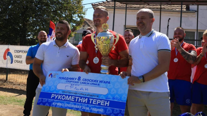 Grljan pobednik Seoskih igara u Kučevu