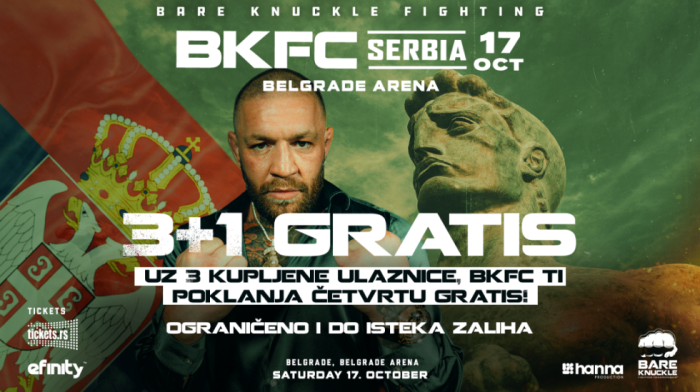 BKFC i Konor Mekgregor donose svetski borilački spektakl u Beogradsku arenu 17. oktobra