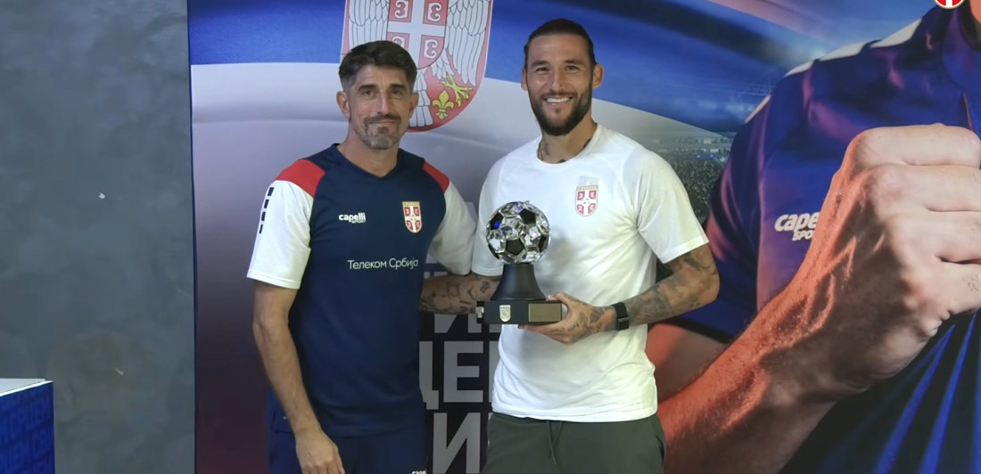 Gudelj dobio "Dijamantsku loptu"! "Biću uvek tu za reprezentaciju"