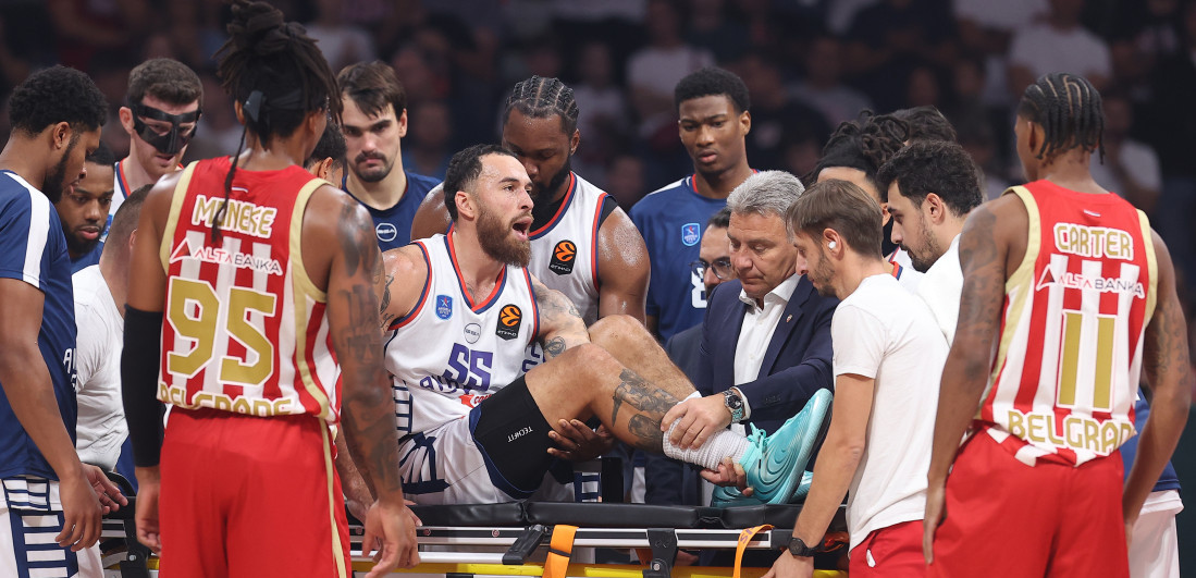 Oglasio se Efes! Majk Džejms završio sezonu? Paklena povreda iz Beograda!