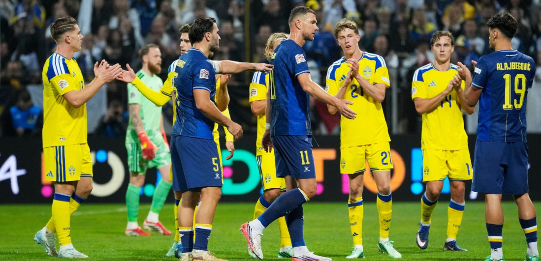 Edin Džeko odigrao poslednji meč, poništen mu gol, a Bosna ga ispratila na nestvaran način (VIDEO)