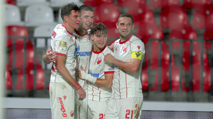 Zvezda spremna za Evropu! Šampion se zagrejao u Kragujevcu, gol Gudelja za pamćenje