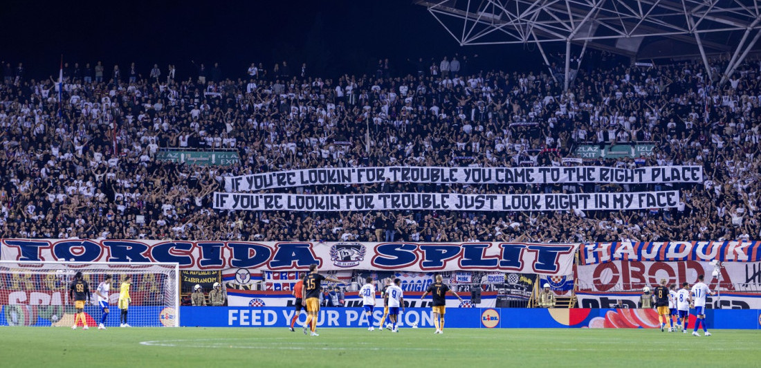 Novi skandal u komšiluku:"Torcida" ponovo promovisala ustaštvo, Hajduk se posle izvinjavao