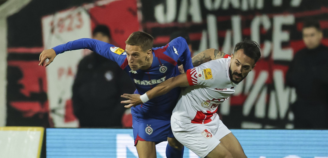 Sjajan gol Ivanovića! Radnički ponovo na minus 1 protiv Partizana!